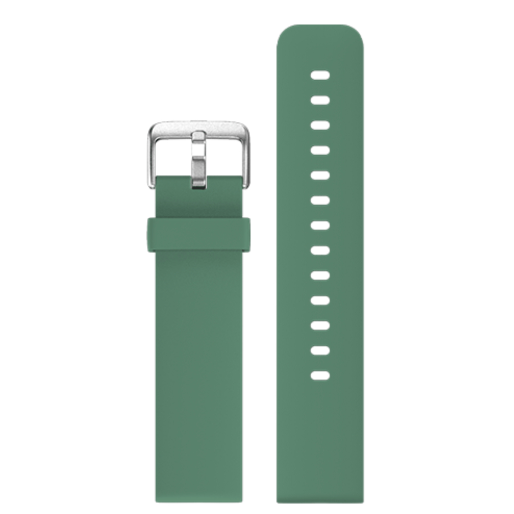 

Noise 22 mm Strap - Basic Silicone (Smoke Green)