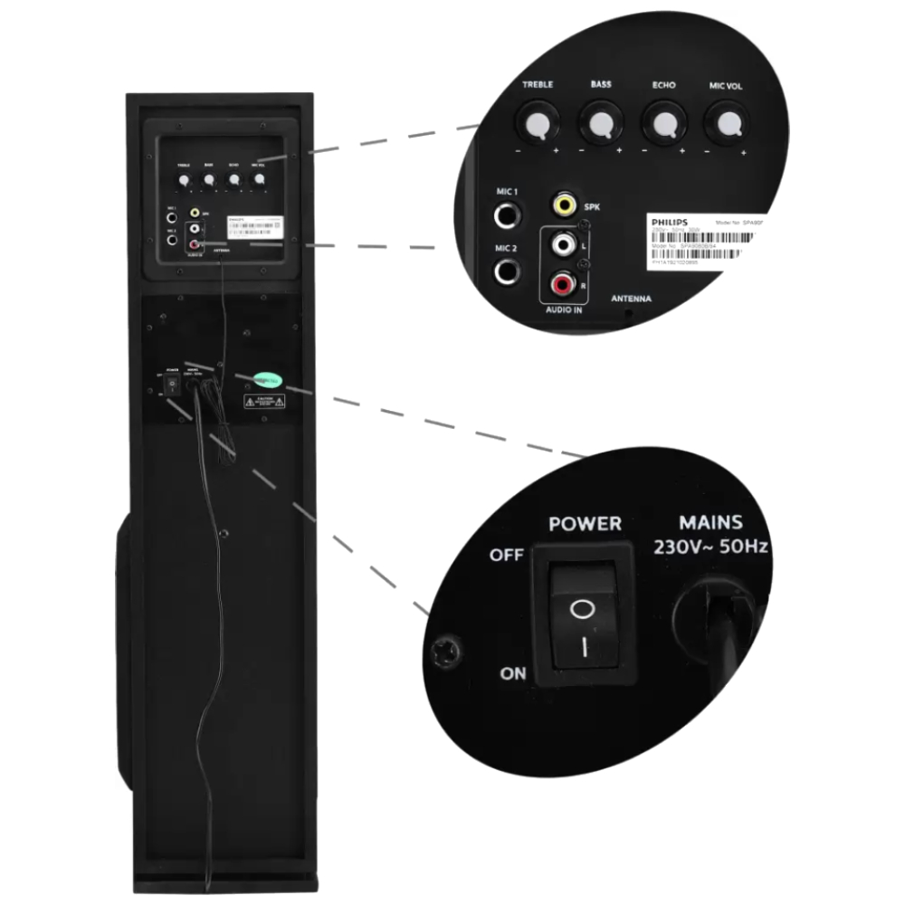 Philips SPA9080B/94 2.0 Tower Speaker Price in India buy Philips