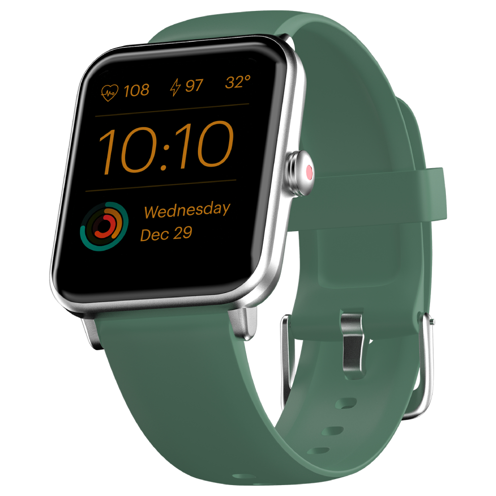 

Noise ColorFit Pro 3 Smartwatch(Smoke Green)- 1.55” Truview Water Resistant Display with Stress monitoring, Heart Rate Sensor, Blood Oxygen monitoring
