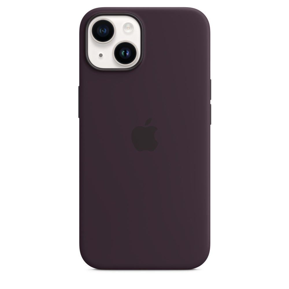 

Apple iPhone 14 Silicone Case with MagSafe (Elderberry)