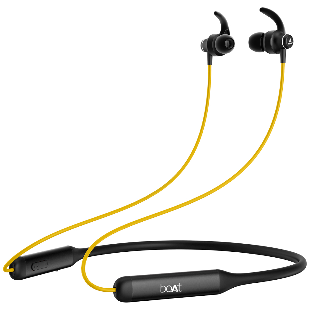 

boAt Rockerz 335 Bluetooth Neckband (Blazing Yellow)