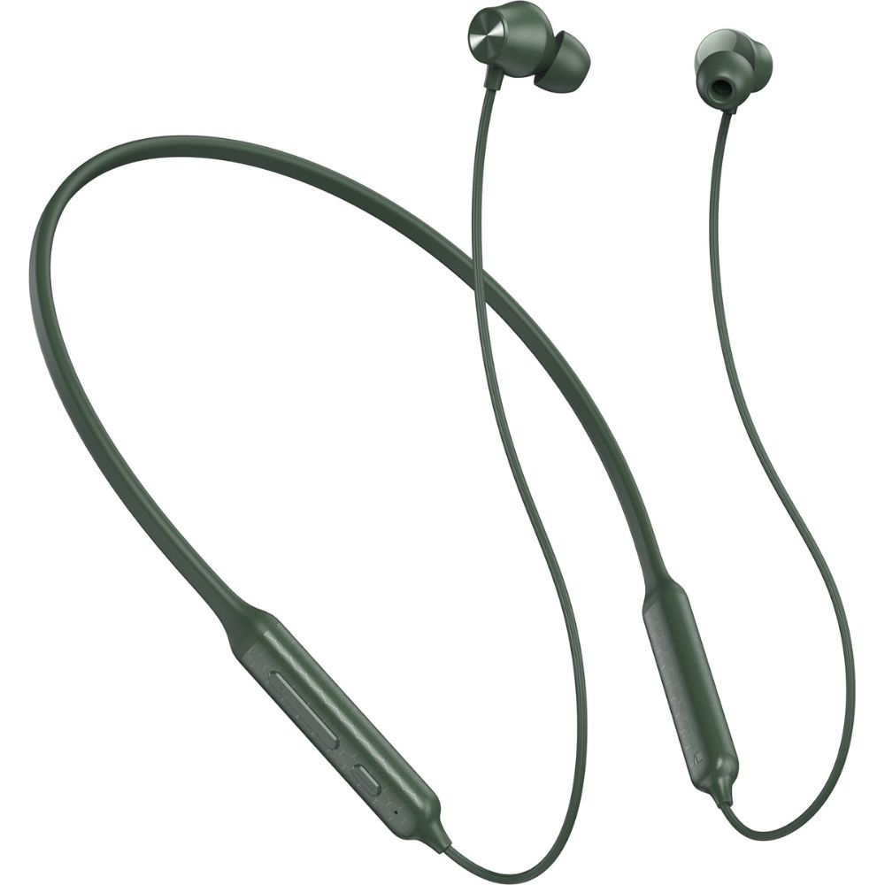

DIZO Wireless Power Bluetooth Neckband with 11.2mm Bass Boost Driver, Noise Cancellation for calls, 88ms Super Low Latency (Hunter Green)