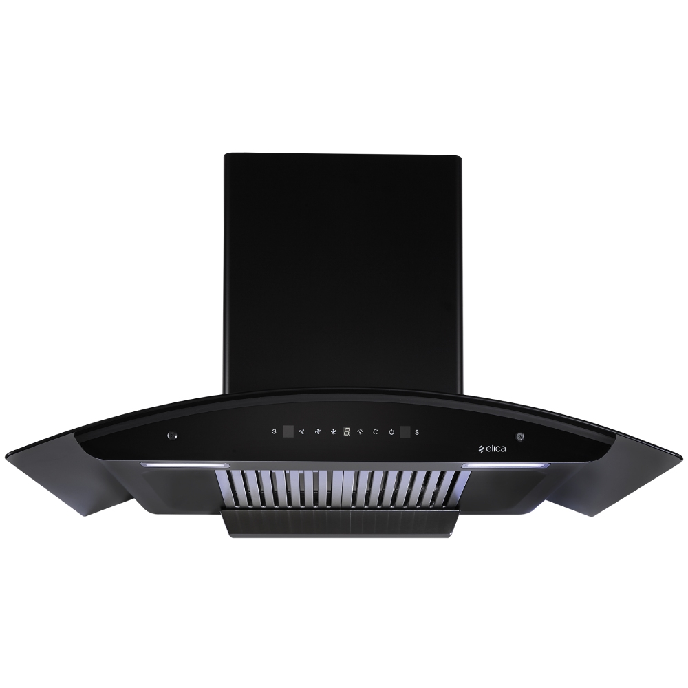 

Elica Chimney with Touch Control with Motion Sensor, Baffle Filter, Wall Mount, 1500m3/hr Suction Power (Black, BFCGPLUS900HACLTWMSNERO)