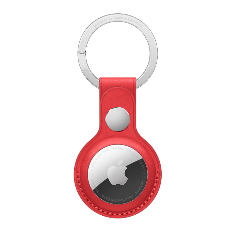 

Apple Leather Key Ring for AirTag - (Product) Red (MK103ZM/A)