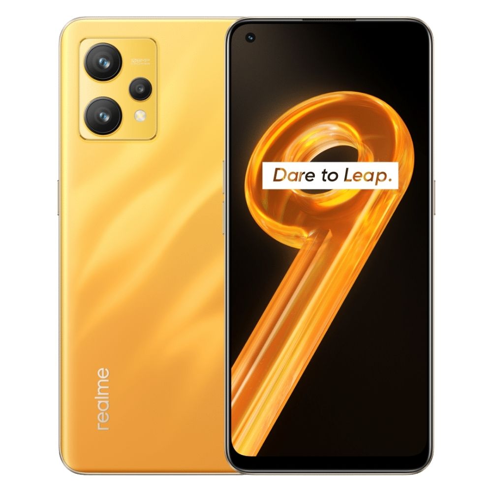 

realme 9 (8 GB RAM, 128 GB ROM, Sunburst Gold)