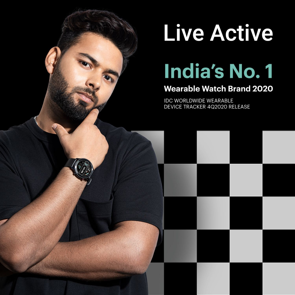 NoiseFit Active Smart Watch With Blood 