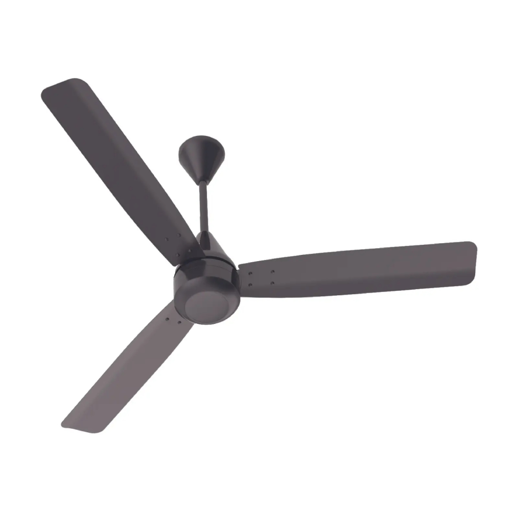 

Crompton Ceiling Fan with 3 Blades, 220 CMM Air Delivery, 28 Watts, 360 RPM (Onyx, CFENGR28W48ONXADRM)