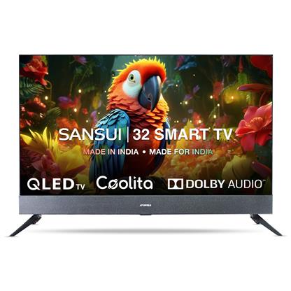 Sansui 80 cm (32 inches) HD Smart Google QLED TV with Dolby Audio (JSS32CSQLED)