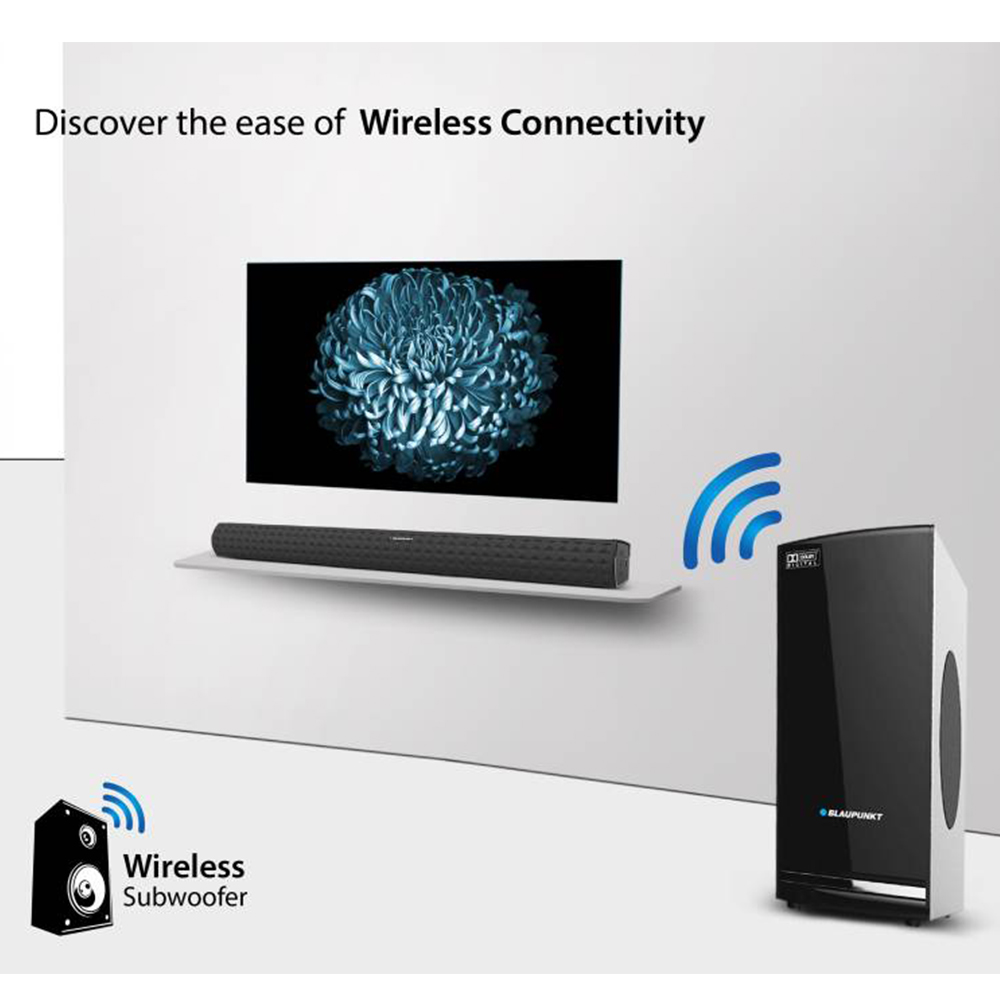 Blaupunkt SBWL01 Wireless Soundbar (Black) Price in India buy