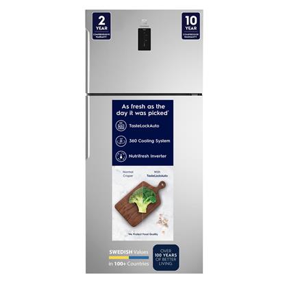 Electrolux 573 Litres 1 Star Frost Free Double Door Inverter Refrigerator with TasteLockAuto | Even Temp (ETE5700C-A, Arctic Silver Steel)