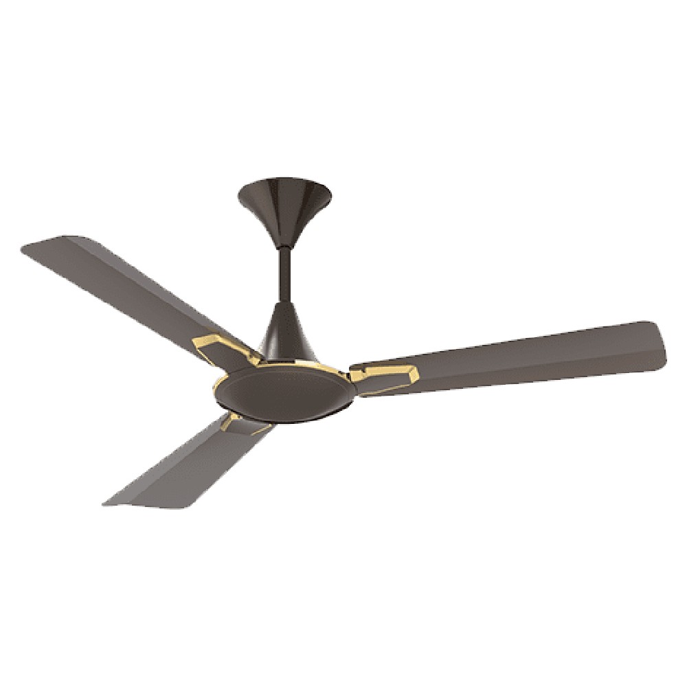 

Crompton Aura 2 Prime Antidust Designer Ceiling Fan with Anti-Dust Technology, Dual Coat Copper, 2 Piece Construction, CRNGO Steel (Brown Gold)
