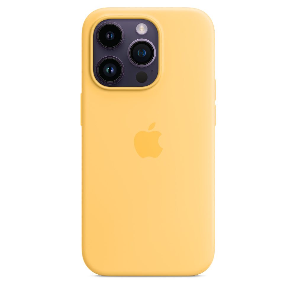 

Apple iPhone 14 Pro Silicone Case with MagSafe (Sunglow)