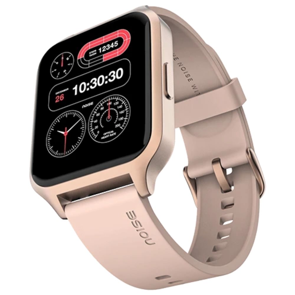 

Noise ColorFit Brio Smart Watch with 10 days battery life, 50 sports modes, 1.52” IPS LCD TruViewTM display and Personalised watch faces ( Rose Pink)