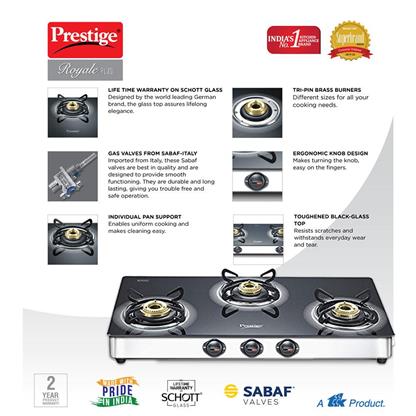 prestige royale plus gt03l 3 burner