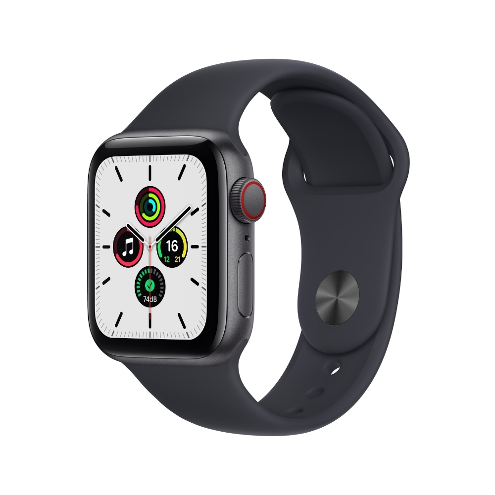 

Apple Watch SE Space Grey GPS + Cellular 44 mm Aluminium Case with Midnight Sport Band