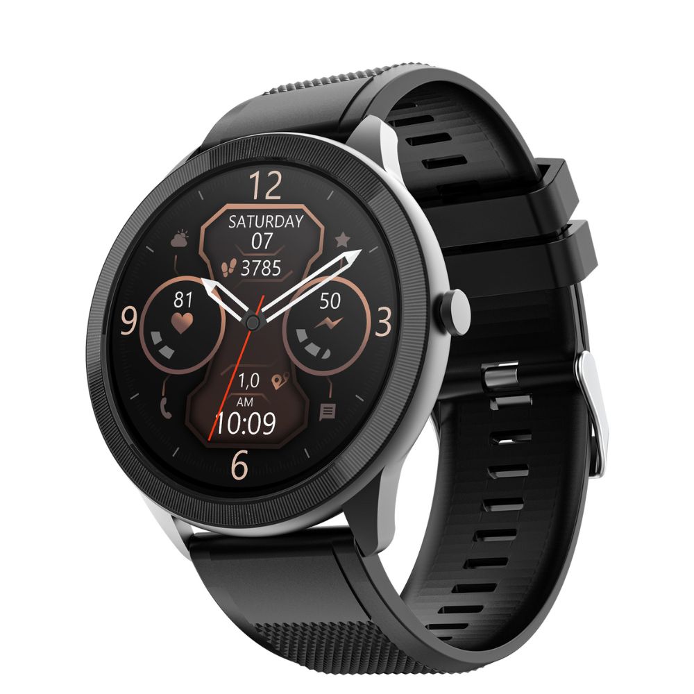 

TAGG Kronos Vevo with IP68 Rating, Sp02 Tracking, Live Watch Faces, 7 Days Battery, 60+ Sports Modes, Games & Calculator (Black Brown)