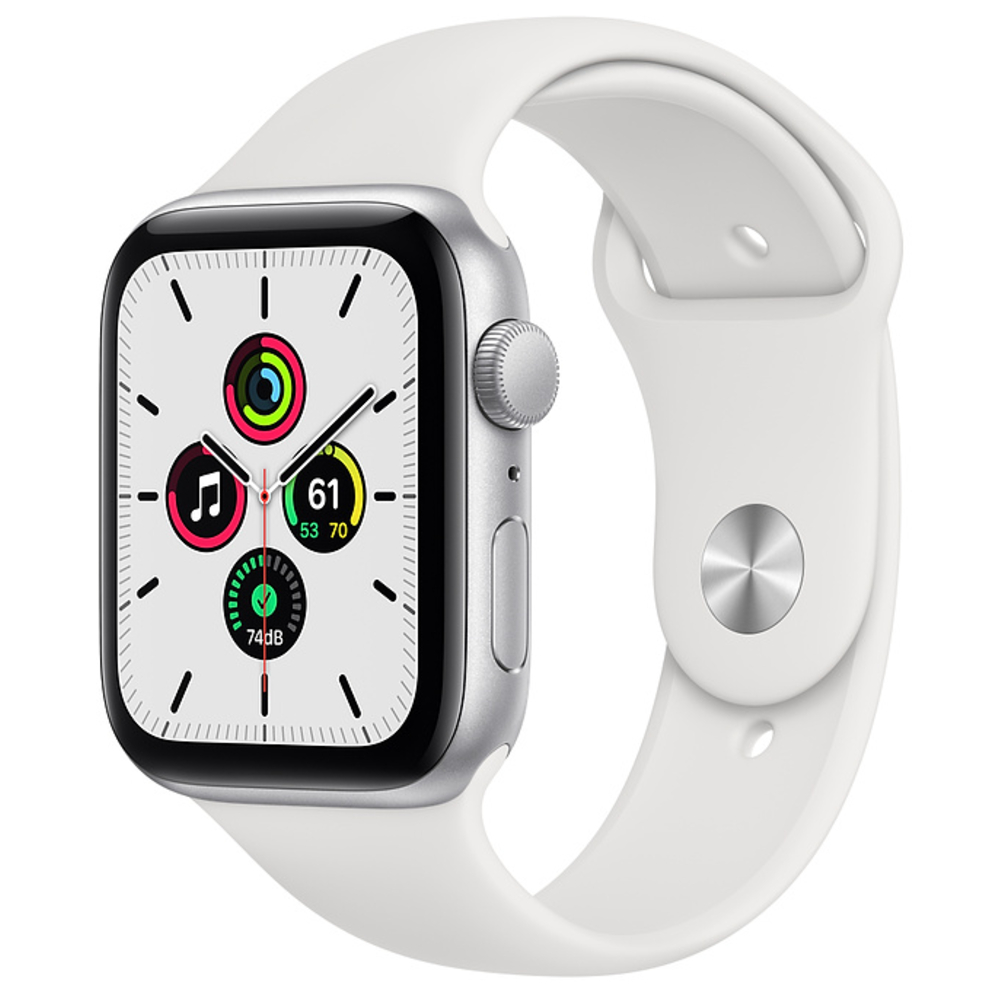 

Apple Watch SE MYDQ2HN/A GPS 44mm Aluminium Dial Smart Watch (Silver)