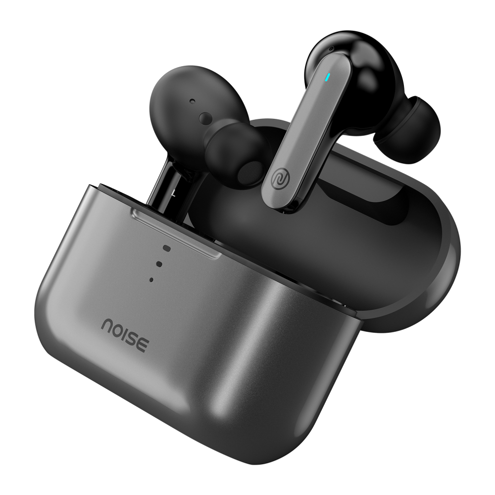 

Noise Buds Pop Truly Wireless Earbuds With Environmental Noise Cancellation, Quad Mic, 30 Hours Playtime (Gunmetal Grey)