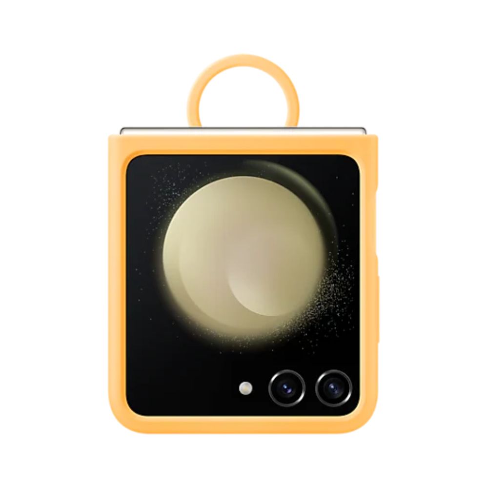 

Samsung Galaxy Z Flip5 Silicone Case with Ring (Apricot)