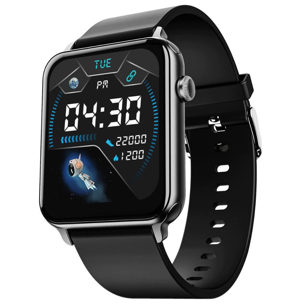 boAt Wave Lite Smartwatch with 1.69 (4.29 cm) HD Display, Health Monitors, 100+ Watch Faces, 10 Active Sports Modes (Active Black)