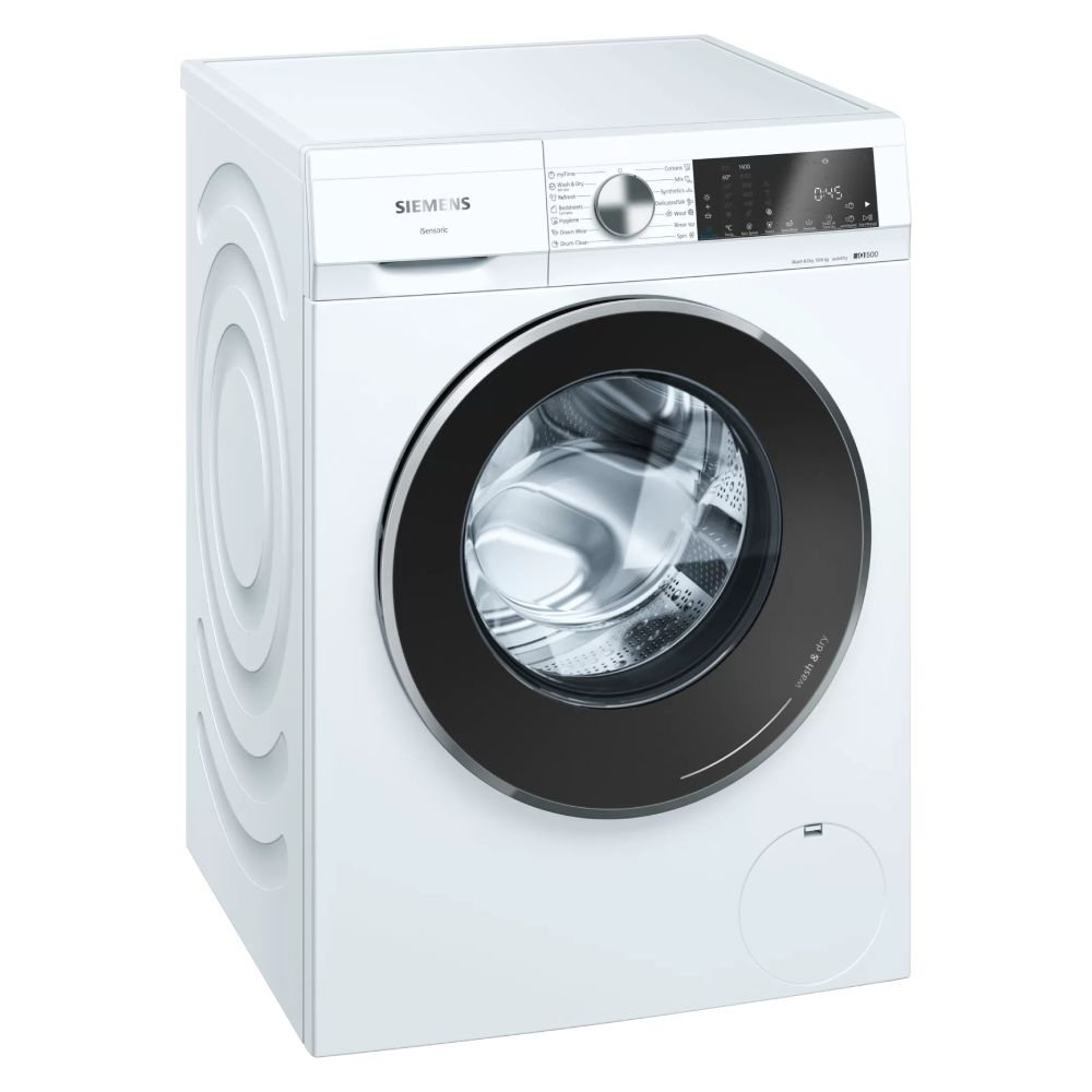 

Siemens 10/6 kg Fully Automatic Washer Dryer (WN54A2U0IN, White)
