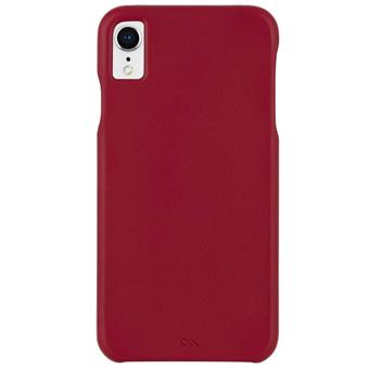 

Case-Mate Barely There Leather Back Case Cover for Apple iPhone XR (Cardinal), CM037804