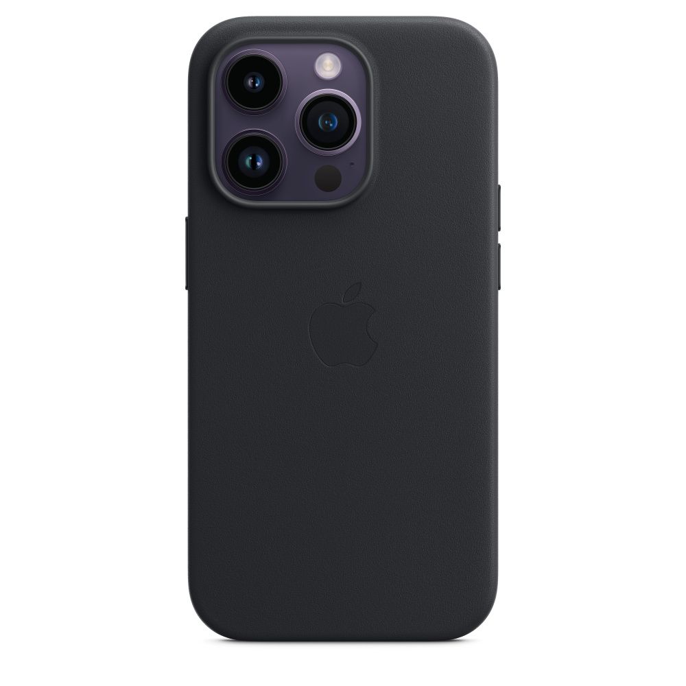 

Apple iPhone 14 Pro Max Leather Case with MagSafe (Midnight)