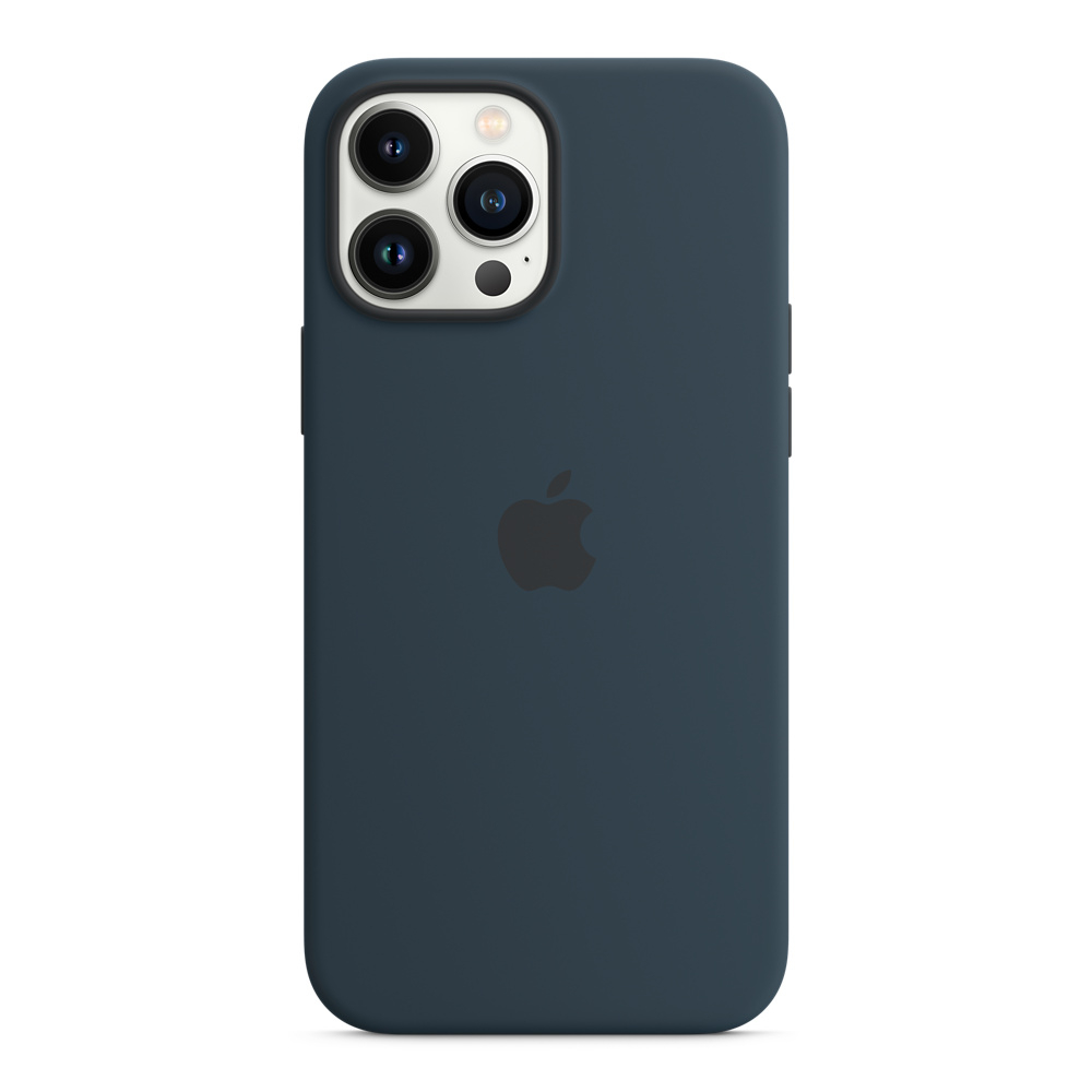 Apple Silicone Case With Magsafe Accesibility Iphone 13 Pro Max Abyss Blue Price In India Buy Apple Silicone Case With Magsafe Accesibility Iphone 13 Pro Max Abyss Blue Online Apple Vijaysales Com