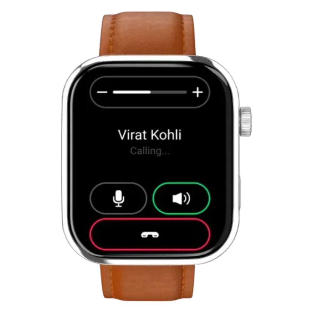 Noise Colorfit Pro 5 Max Smart Watch with 1.96-inch AMOLED display, Bluetooth calling, Classic Brown (WRBSWCOLORFITPRO5MAXLTHRSLVRBRN)