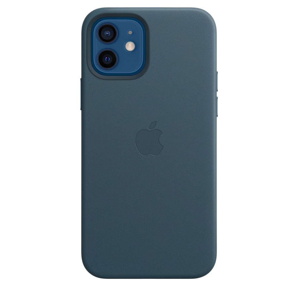 

Apple iPhone 12 / iPhone 12 Pro Max Leather Case With Magsafe Accessibility (Baltic Blue)