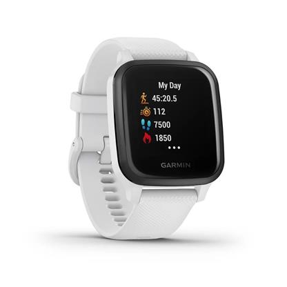 Garmin Venu SQ Music Edition Smart Watch (White/Slate) | Vijay Sales 