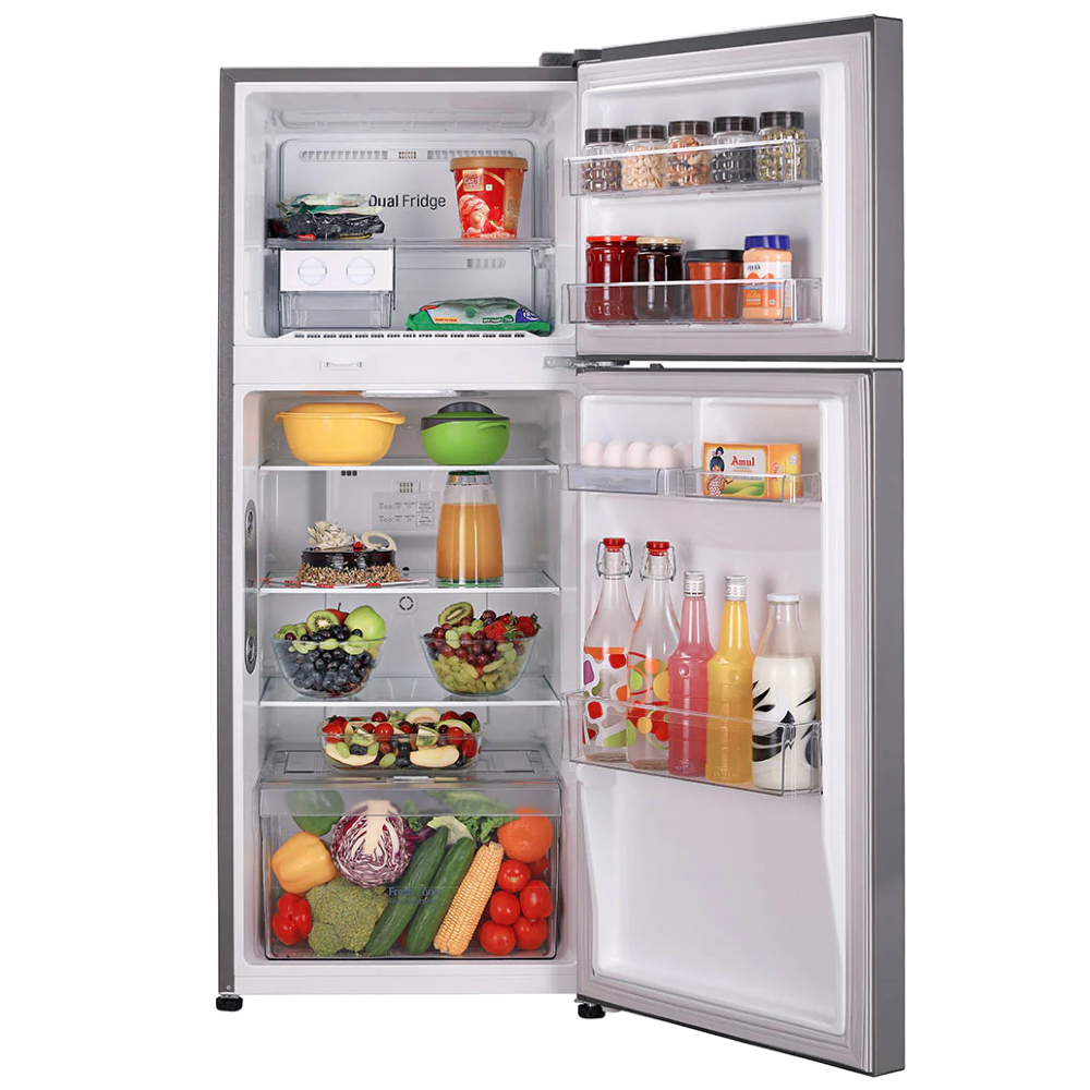 LG GLT292RPZY 260Ltr Frost Free Refrigerator (Shiny Steel) Price in