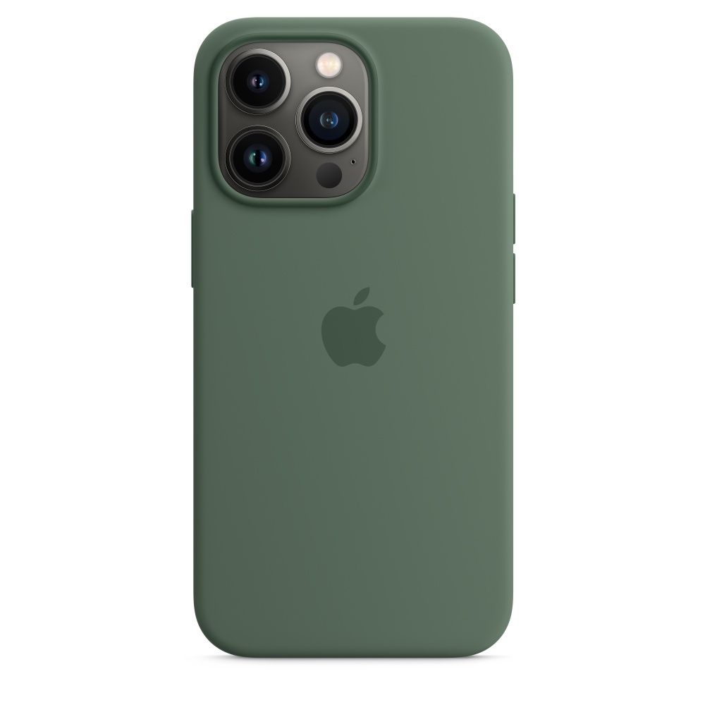 

Apple iPhone 13 Pro Silicone Case with MagSafe (Eucalyptus), Green