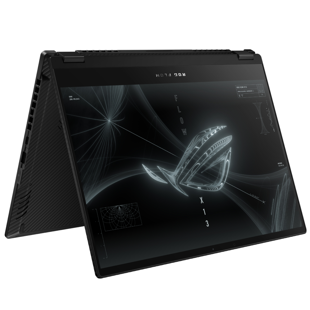 

Asus ROG Flow X13 (2021) (AMD Ryzen 7 5800HS Processor/ 16 GB RAM / 1TB SSD / 13.4." WUXGA Touch Display / 4GB NVIDIA GTX Graphics / Win 10 / MSO), Black