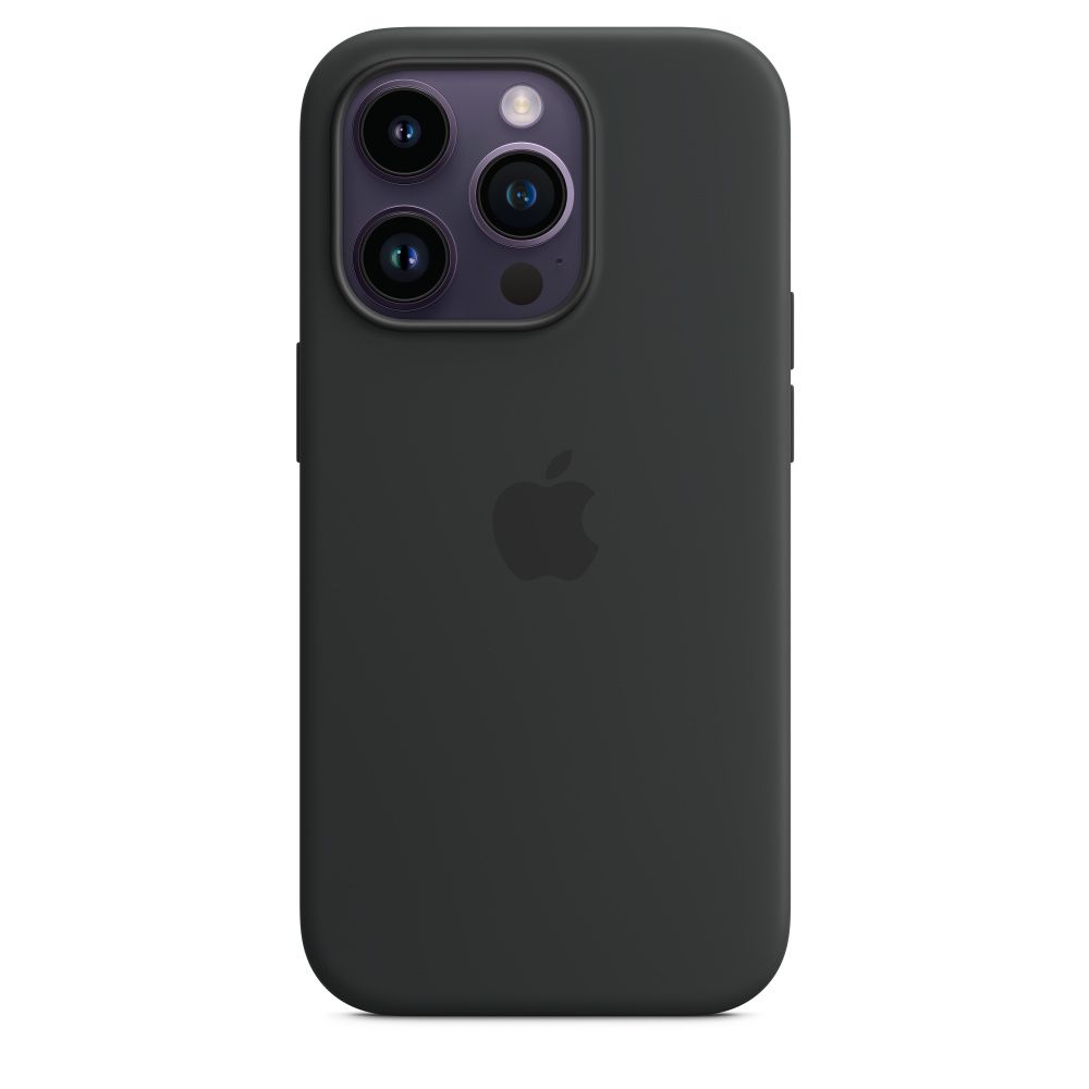 

Apple iPhone 14 Pro Silicone Case with MagSafe (Midnight)