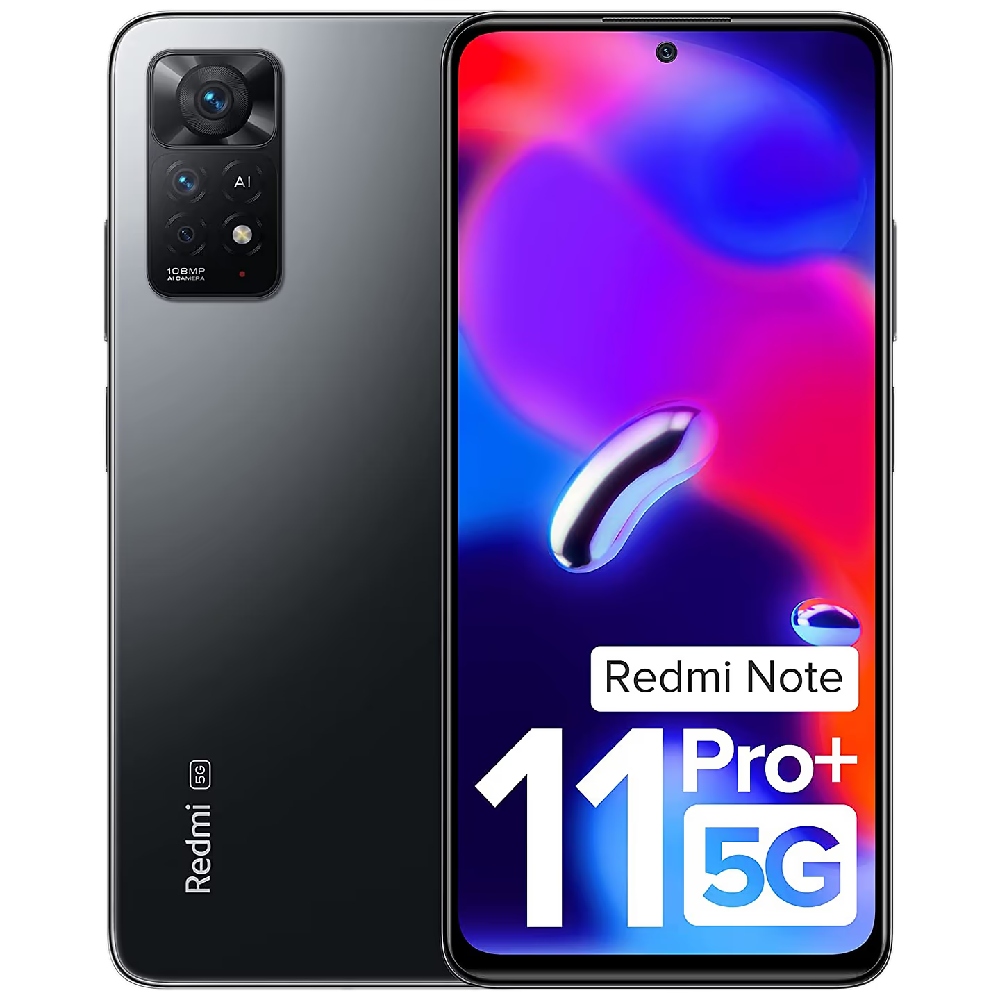 

Redmi Note 11 Pro + 5G (8 GB RAM, 256 GB ROM, Stealth Black)