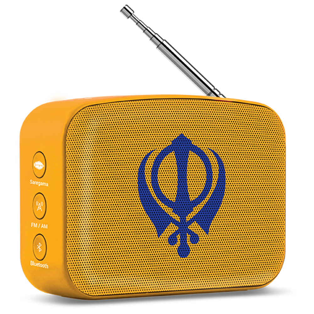 

Saregama Carvaan Mini Gurbani Music Player (Saffron Orange)