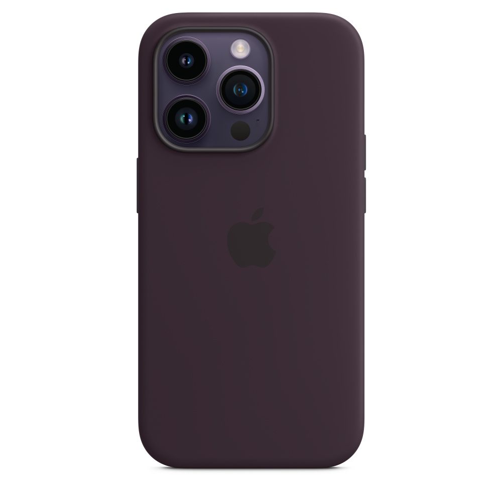 

Apple iPhone 14 Pro Silicone Case with MagSafe (Elderberry)