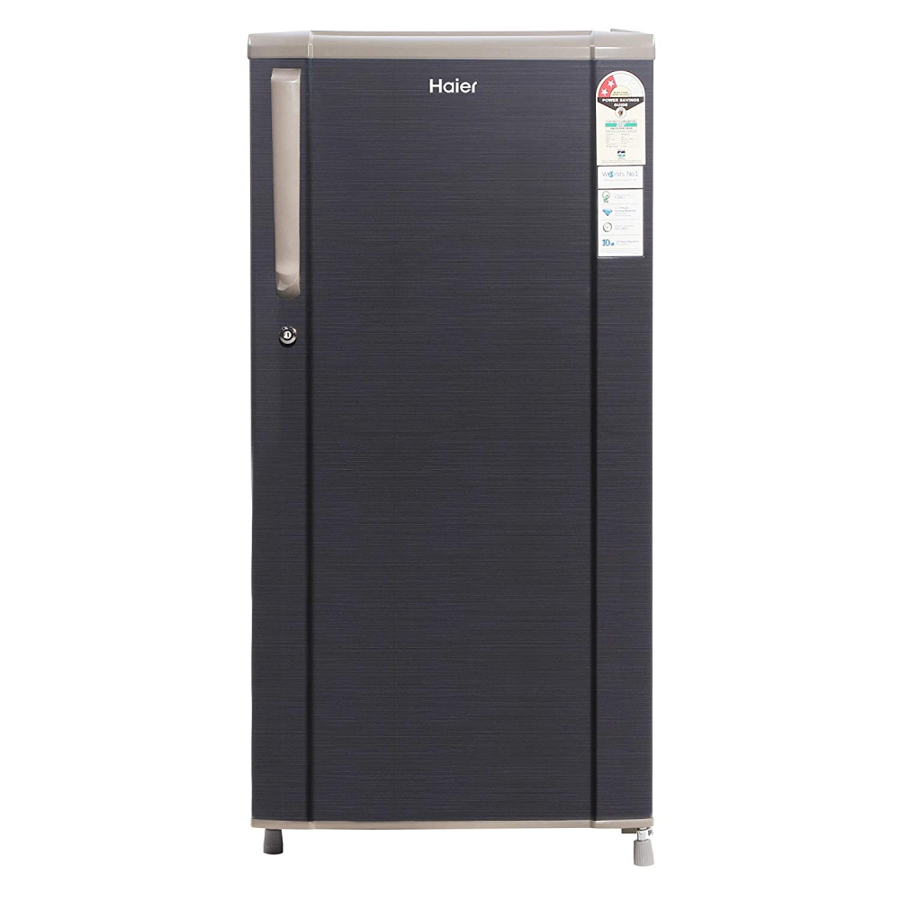 Haier 181l 2 Star Direct Cool Single Door Refrigerator Hed1812bkse Black Brushline Price In India Buy Haier 181l 2 Star Direct Cool Single Door Refrigerator Hed1812bkse Black Brushline Online Toughened Glass Vijaysales Com