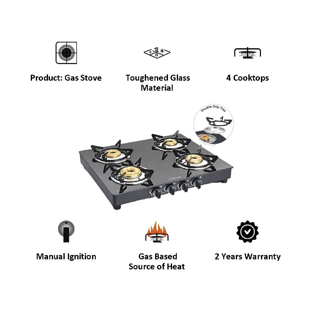 sunflame 4 burner prime