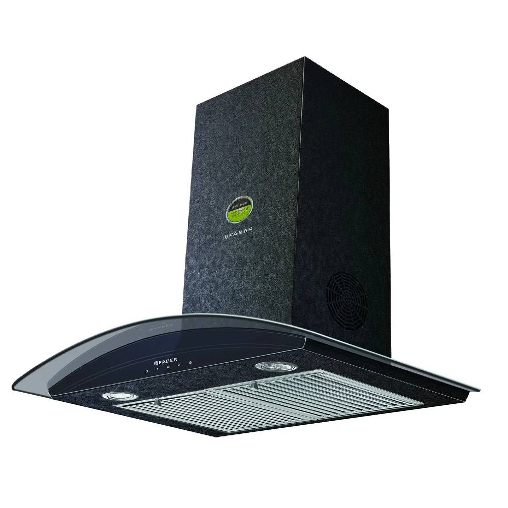 

Faber Feel Hood Chimney with Wall Mount, Baffle Filter, Touch Control, 1095m3/hr Suction Power (Black, 3D TC AB 60)