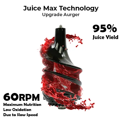 Balzano Cold Press Slow Juicer with Juicemax Technology, 200Watts