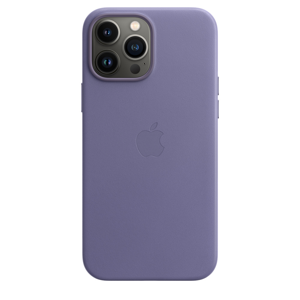 

Apple Leather Case With Magsafe Accesibility iPhone 13 Pro Max (Wisteria), Purple