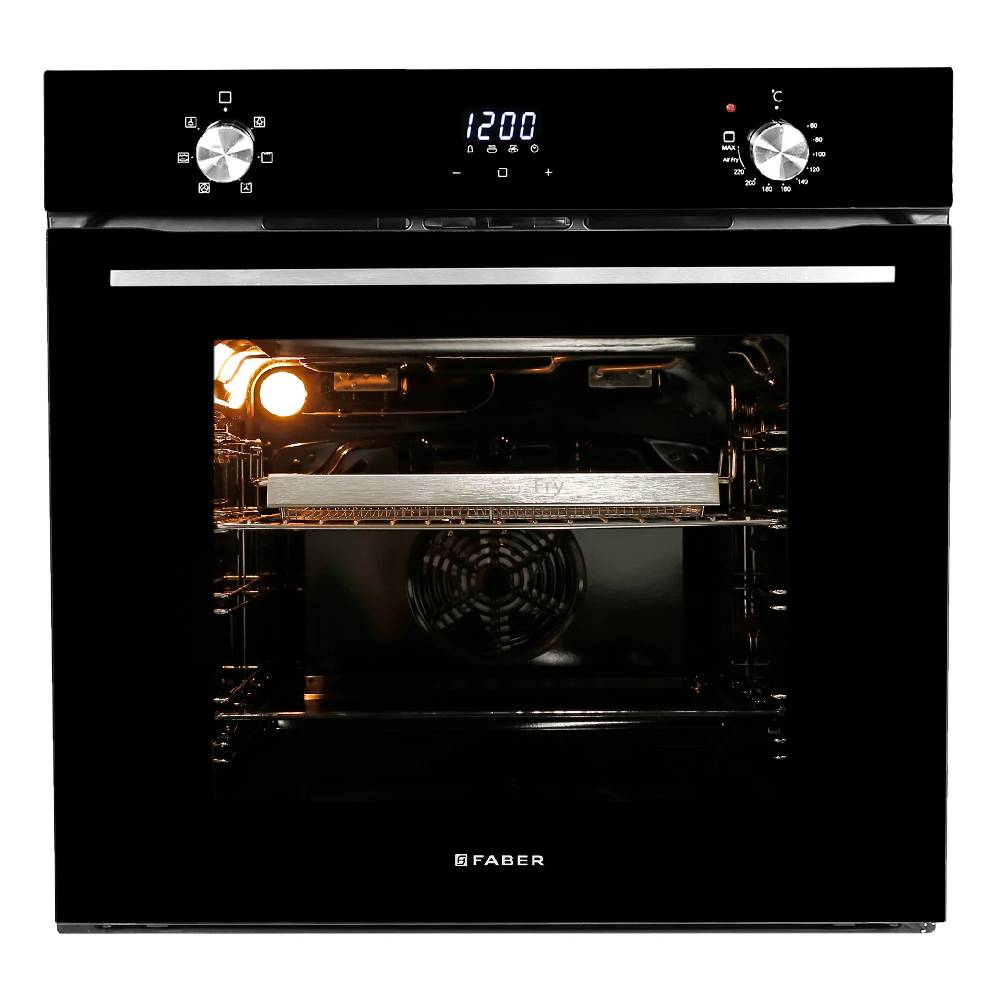 

Faber Built-in Oven 83 Liters with Touch Control, Automatic Power off, A Class Energy Efficient (Black, FBIO83L6FAFBK)