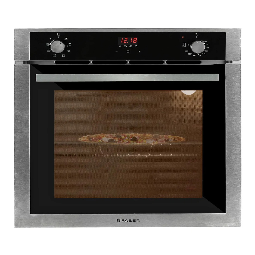 

Faber 80 Litres Built in Oven with Digital Timer,, 8 Cooking Function, A Class Energy Efficient, Rotisserie Function (Black, FBIO80L8FBK)